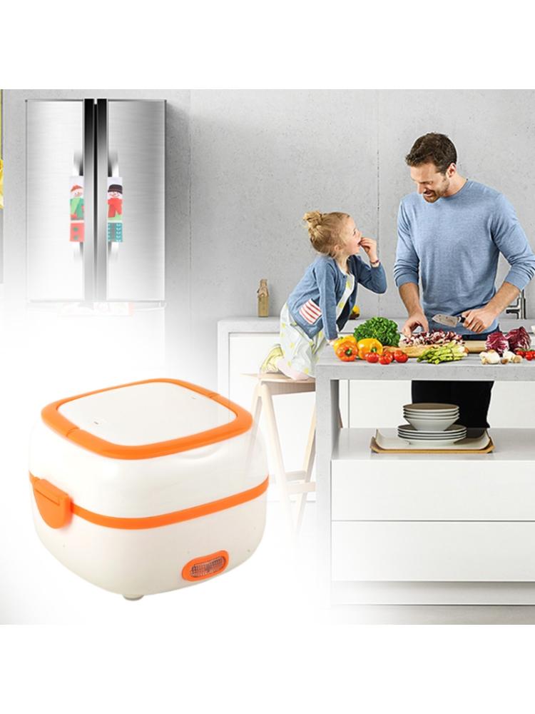 Multifunctional Electric Lunch Box Mini Rice Cooker Food Heater Steamer Bowls