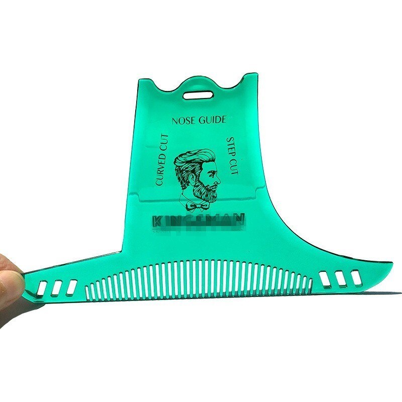 Pattern Gentleman Beard Shaping Styling Template Beard Comb Men Shaving Tools For Hair Beard Trim Template Comb Sexy Man