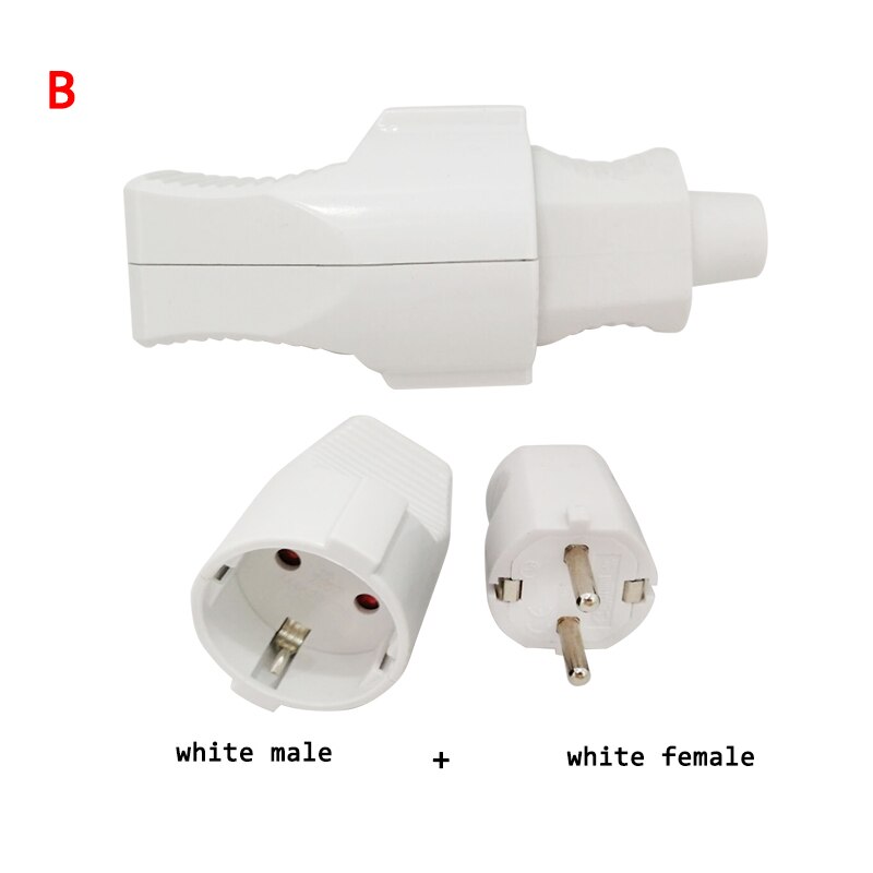 16A 250V ue allemagne prise universelle adaptateur secteur prise mâle femelle prise électrique voyage maison amovible prise d'alimentation