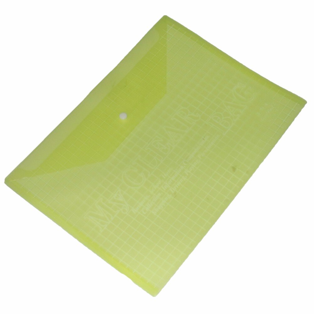 10 Pcs A4 Organizer PVC Presentation Binder Folder Receive Bag Concise Diario Planner's Filing Products Paper Holder Bag