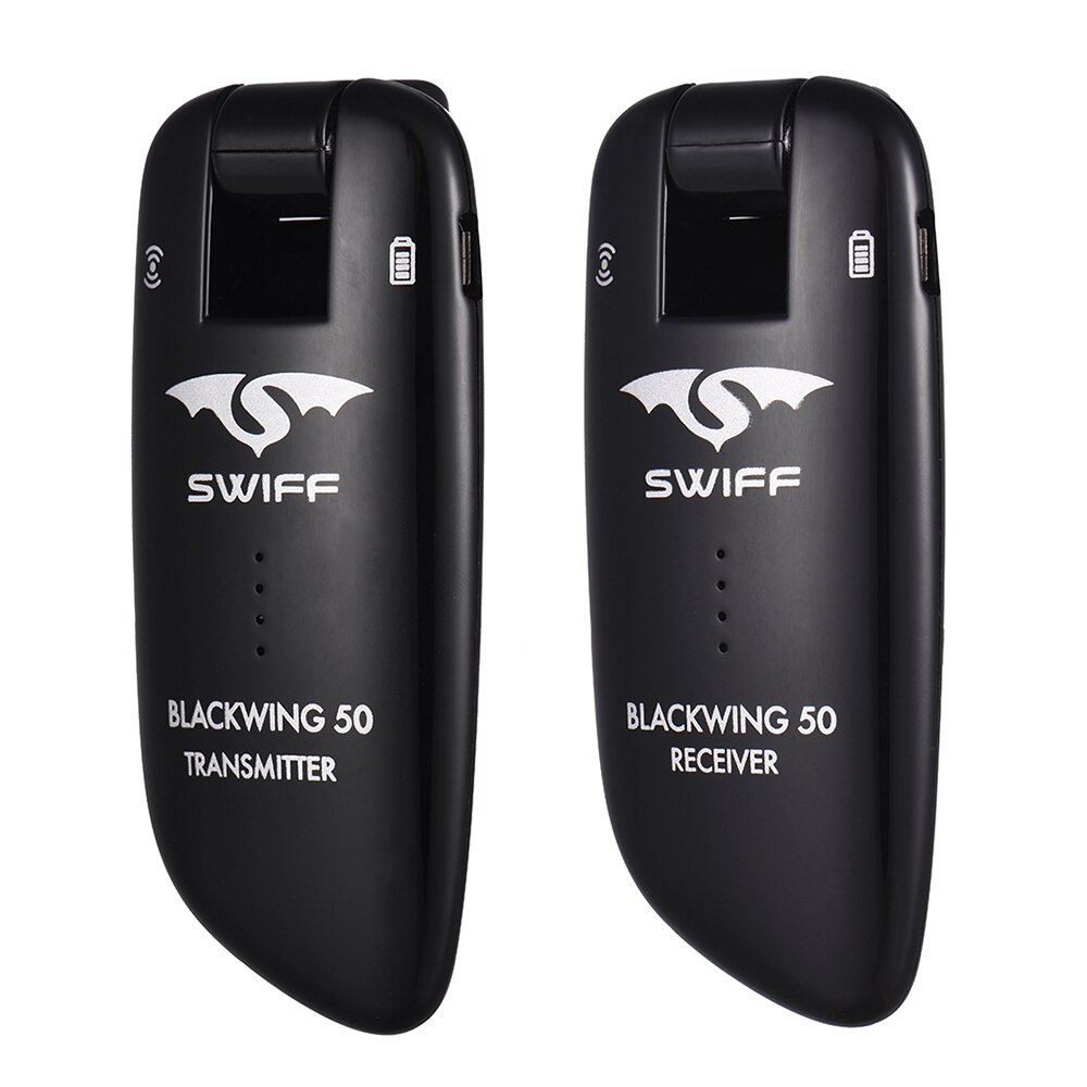 SWIFF WS-50 UHF Digital Guitar Wireless System (Transmitter + Receiver) 50M Transmission Range Built-in Rechargeable Battery
