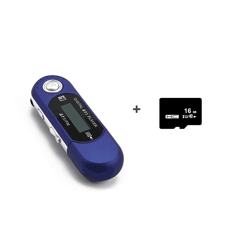 Portátil mini usb mp3 player leitor de música tela lcd digital 32gb tf armazenamento rádio fm multifuncional mp3 leitor música usb vara: Amarelo