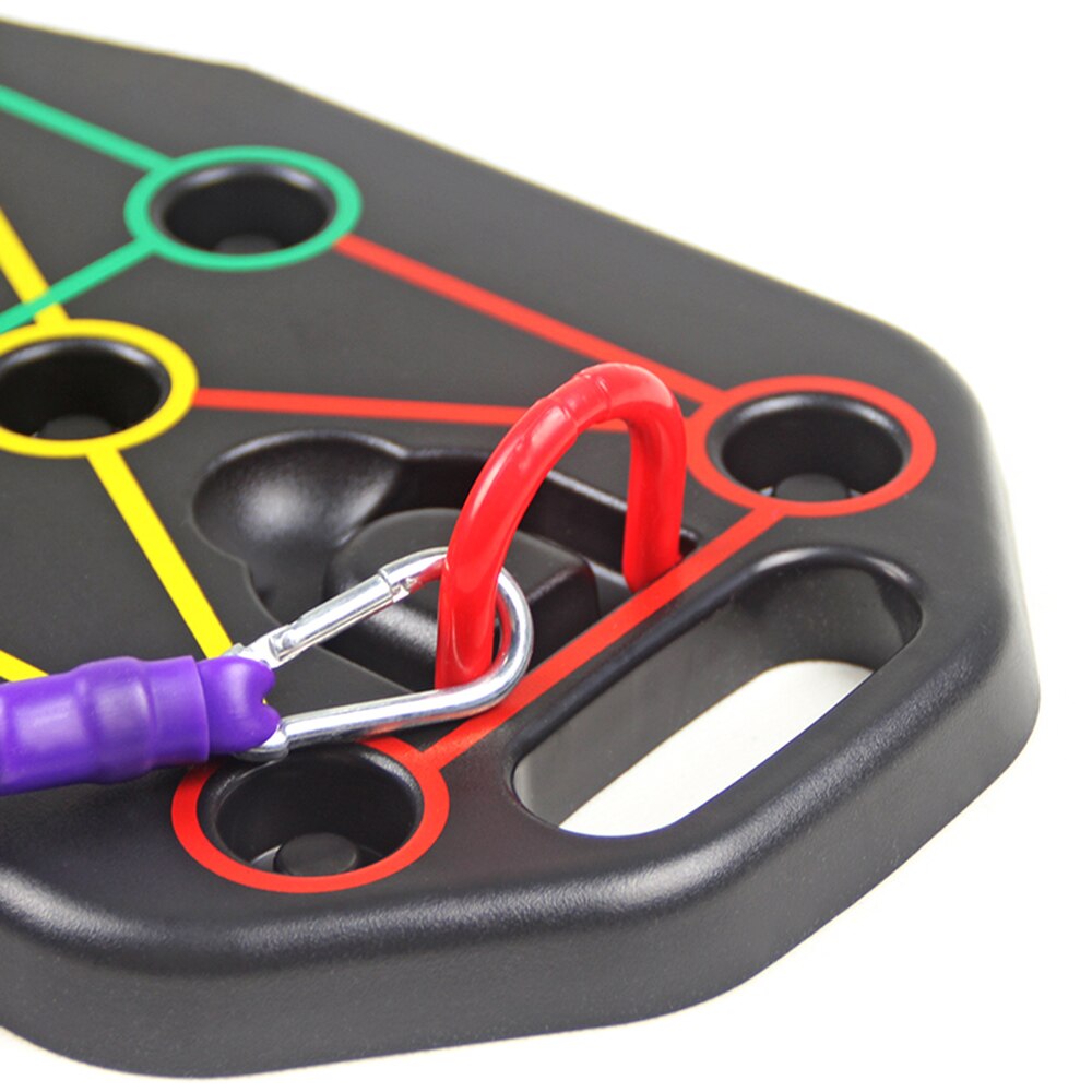 Multifunctionele Opvouwbare Push Up Board Systeem Met Weerstand Buis Bands Pull Touw Bodybuilding Oefening Workout Push-Up board