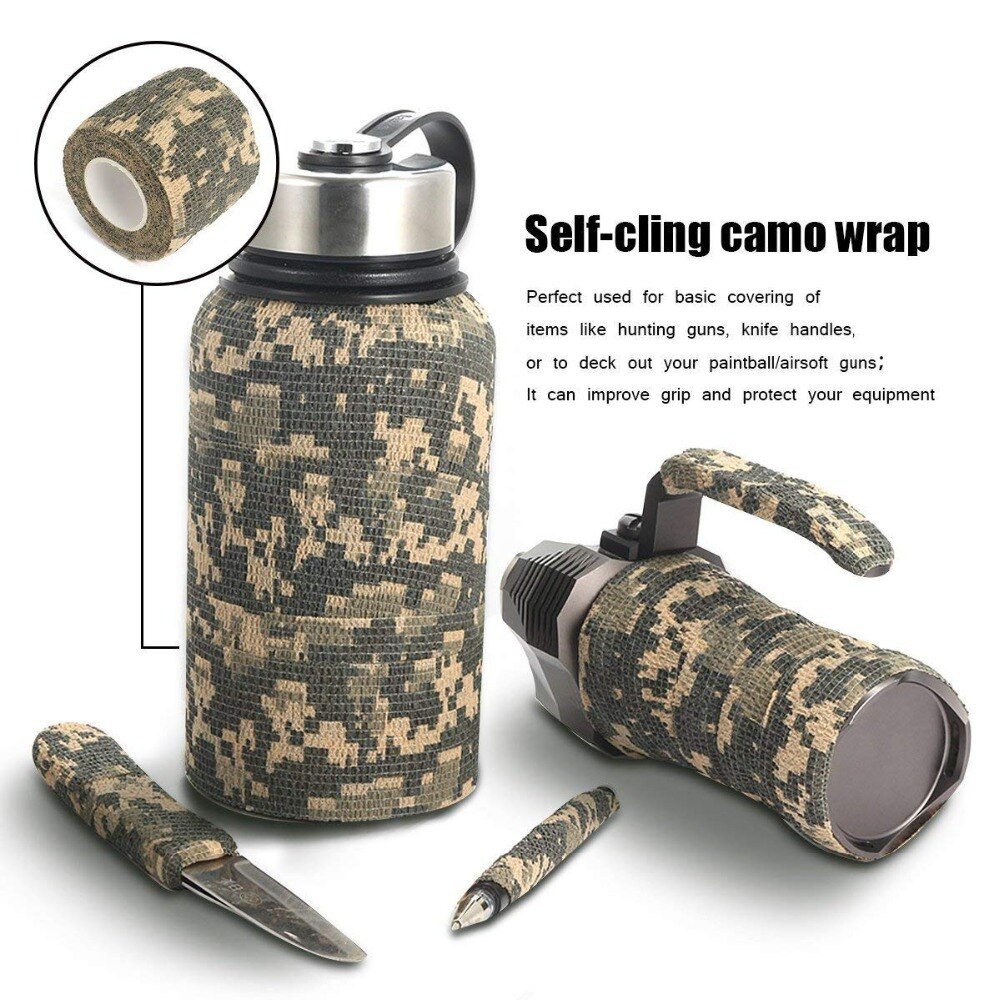 EKIND 4 stücke 5cmx 4,5 m Multi-Funktionale Selbst-Adhesive Schutz Camouflage Stealth Wasserdicht Band Wrap outdoor spielzeug sport