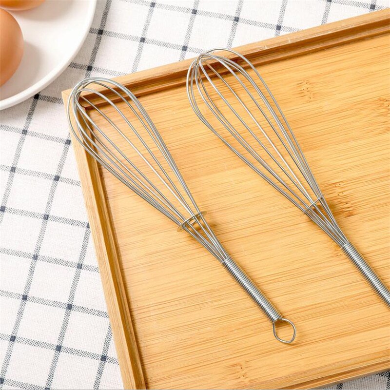 18X4Cm Rvs Eiklopper Hand Whisk Mixer Keuken Gereedschappen Boter Blender Hand Ei Mixer Koken Foamer wisk Koken Blender