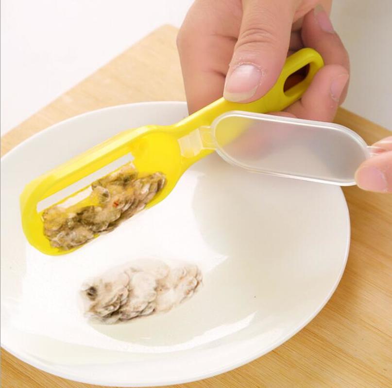 Épluchage de la peau de poisson | Gadget de cuisine, balance à poisson, brosse outil de pêche, accessoires éplucheur peau de poisson nettoyage rapide