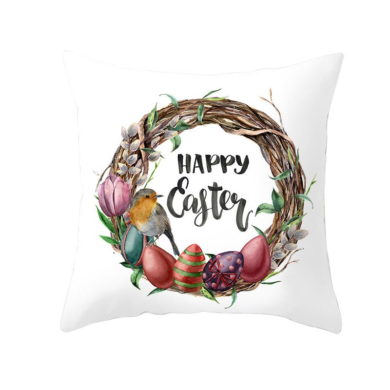 Kids Kussensloop Brief Kussenhoes 45*45 Sierkussen Covers Decor Kussens Bank Polyester Bloemen Home Decor Kussenslopen: 7