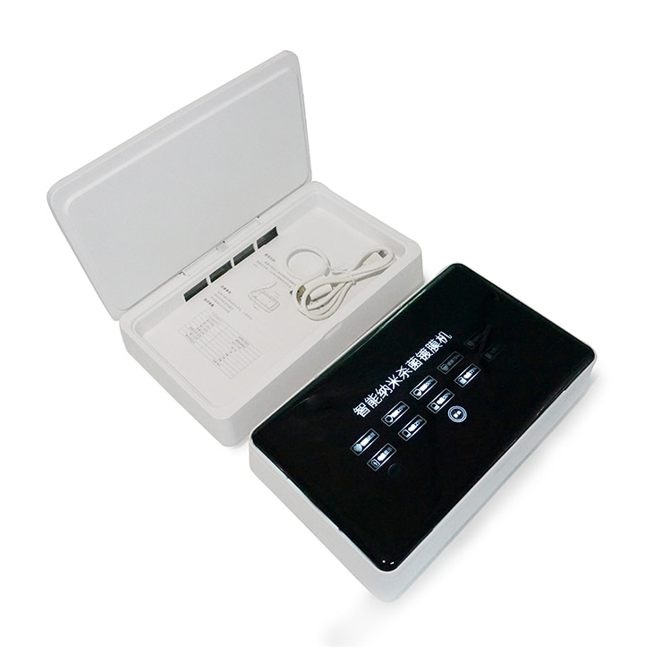 Cellphone Nano Coating Machine Mobile Phone Liquid Screen Protector UV Sterilizer Machine Applicator With Voice and Battery
