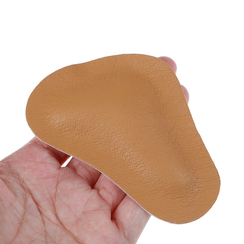 1 un par de cuero ortopédico, soportes de arco, plantillas para antepié para mujeres, zapatos de tacón alto, cojín de masaje, Media yarda almohadillas de zapato Liners