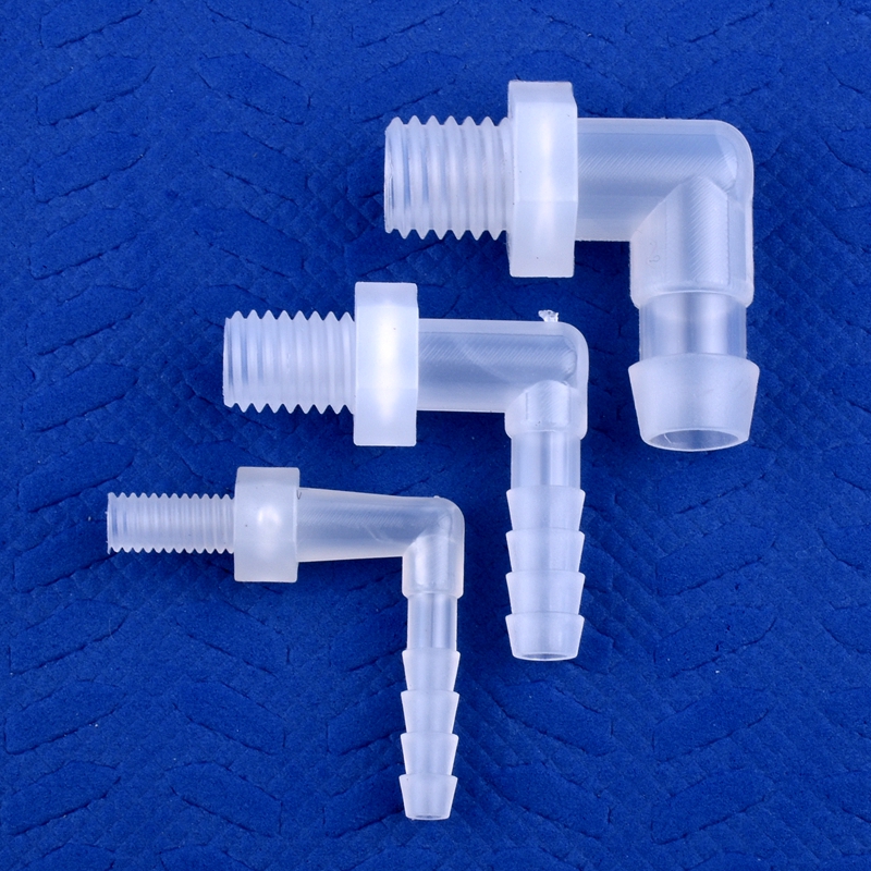 5 ~ 200Pcs M6 ~ M12 Om 4 ~ 12Mm Food Grade Plastic Pp Pagode Elbow Connector Aquarium tank Fittingen Micro Irrigatie Waterslang Joint