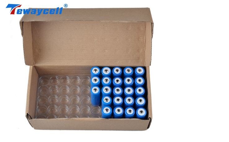 Tewaycell 3pcs Lithium Ion Battery 18650 3.7v 3000mah 18650 Bulk with Pcb Wires Connector