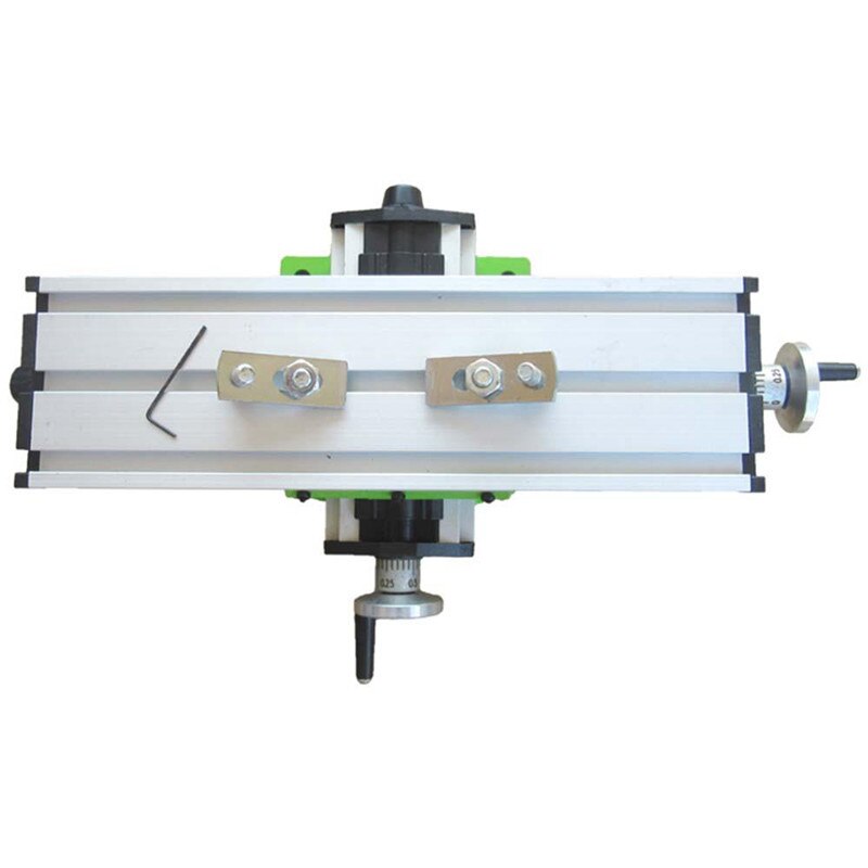 DIY Milling Compound Working Table Cross Sliding Bench Drill Vise Fixture Tools Table Worktable for Milling Drilling Bench Vise