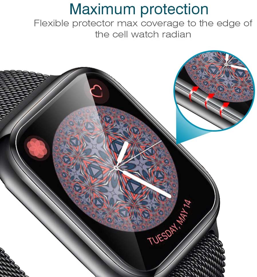 Full Protective Film for Apple Watch Series SE 6 5 3 Screen Protector 42mm 44mm 40mm 38mm for iwatch 4 2 Not Tempered Glass Film