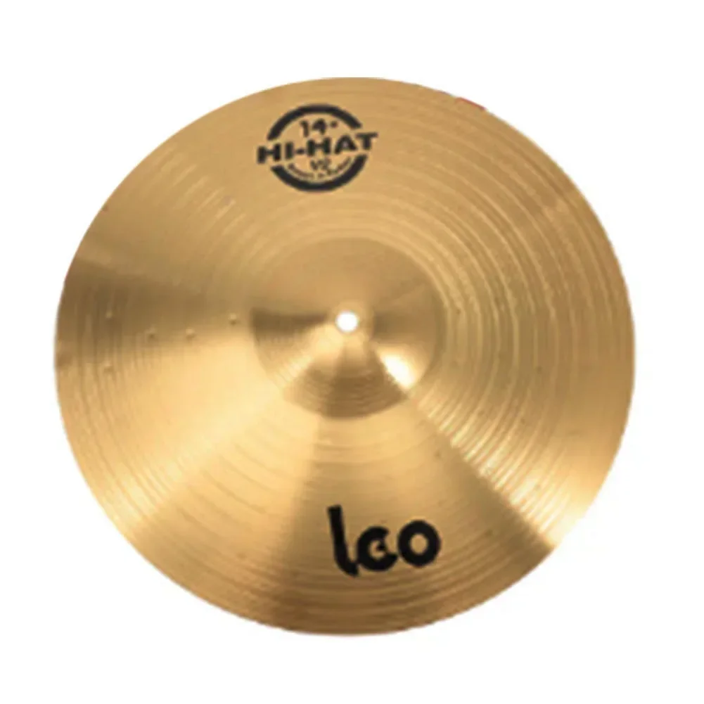 14 16-inch Drum Messing Bekkens Percussie Splash Crash Hi-Hat Jazz Drum Cimbaal Muziekinstrument Onderdelen Drumstel Cimbaal: Zilver