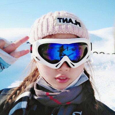 Ski Brille Snowboard Maske Für Männer Frauen Ski Brillen Schnee Schutz Über Brille Erwachsenen Doppel Anti-Nebel Zylindrischen