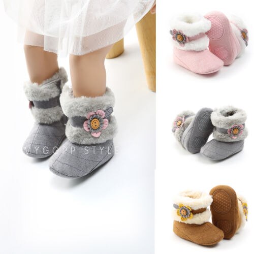 Peuter Winter Warm Baby Anti Slip Meisjes Snowboots Schoenen Mode Booties Slippers