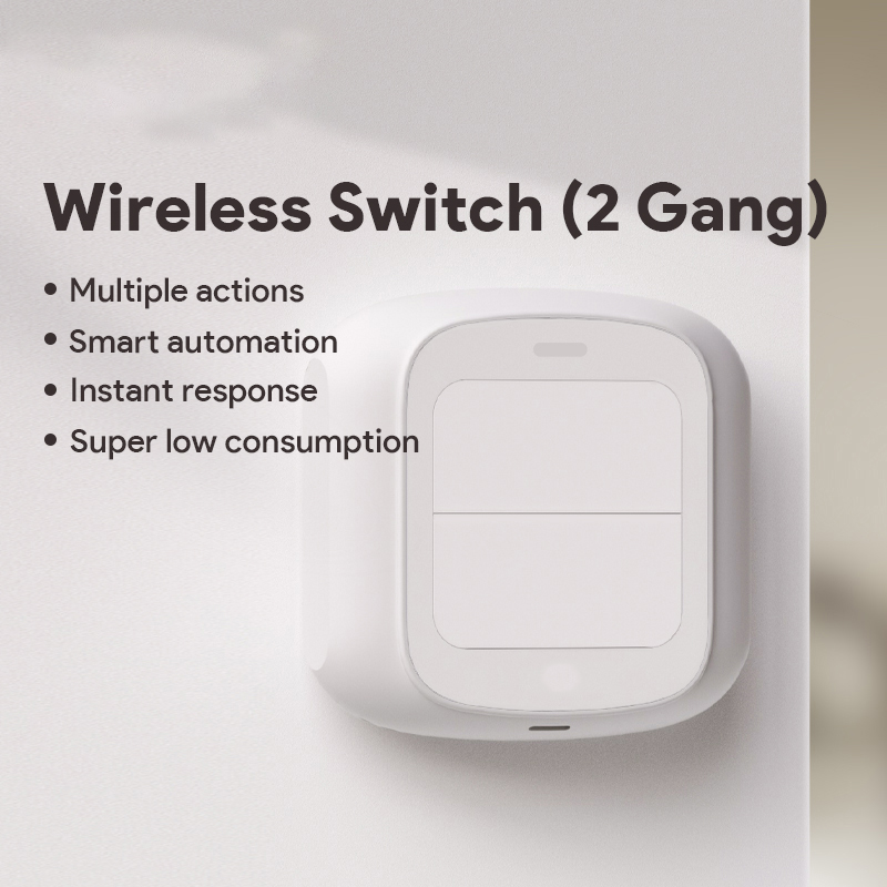 Tuya WiFi ZigBee inteligentna scena przełącznik bezprzewodowy kontroler przyciskowy scenariusz automatyki 2-gniazdowe inteligentne gadżety domowe inteligentne sterowanie