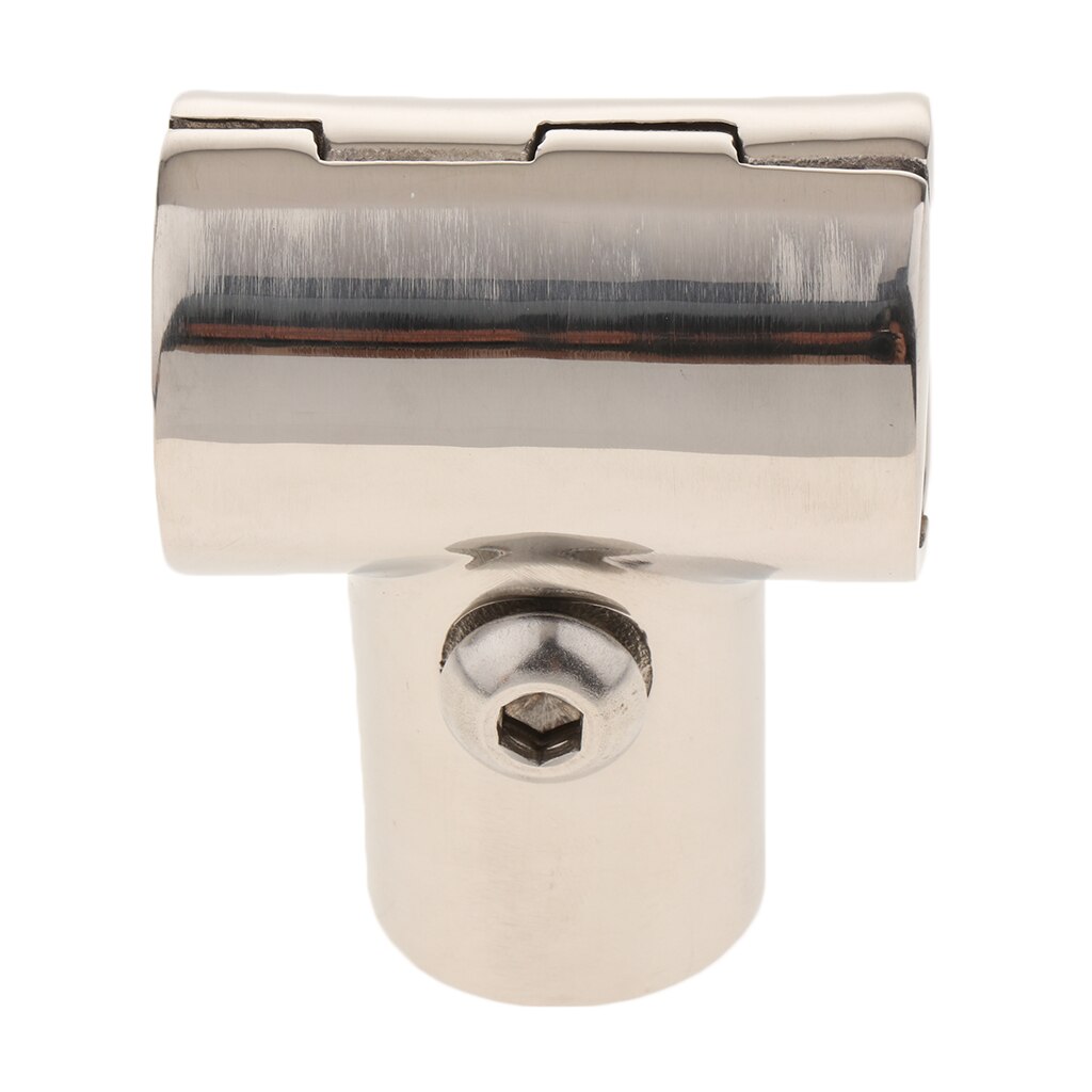 Stainless Steel Boat Marine Handrail 90 Degree Tee Fitting Pipe Tube Connector