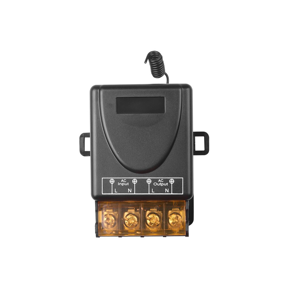 kebidu 433MHz Remote Controller 110V 240V 30A Relay Wireless RF Smart Remote Control Switch Transmitter+ Receiver Latest