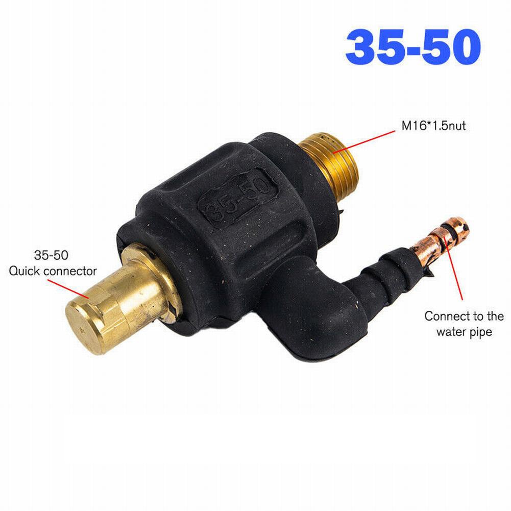 M16-1.5 dkj 10-25 dkj 35-50 wig-brenner-schweißgasadapter argon-lichtbogenschweißkopf-überwurfmutter-verbindungsmutter-adapter-verbinder