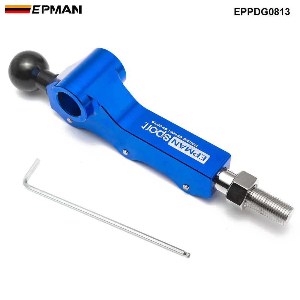 EPMAN Aluminum Adjustable Short Height / Throw Shifter For Subaru WRX STI EPPDG0813: Blue