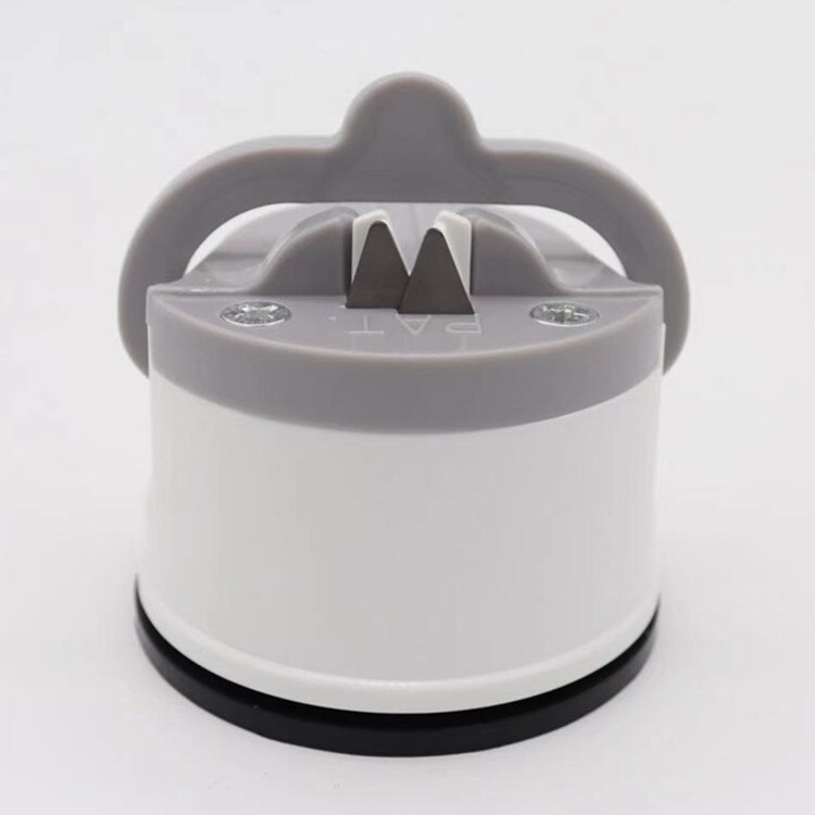 Knife Sharpener Sharpening Tool Easy And Safe To Sharpens Kitchen Chef Knives Damascus Knives Sharpener Suction: White