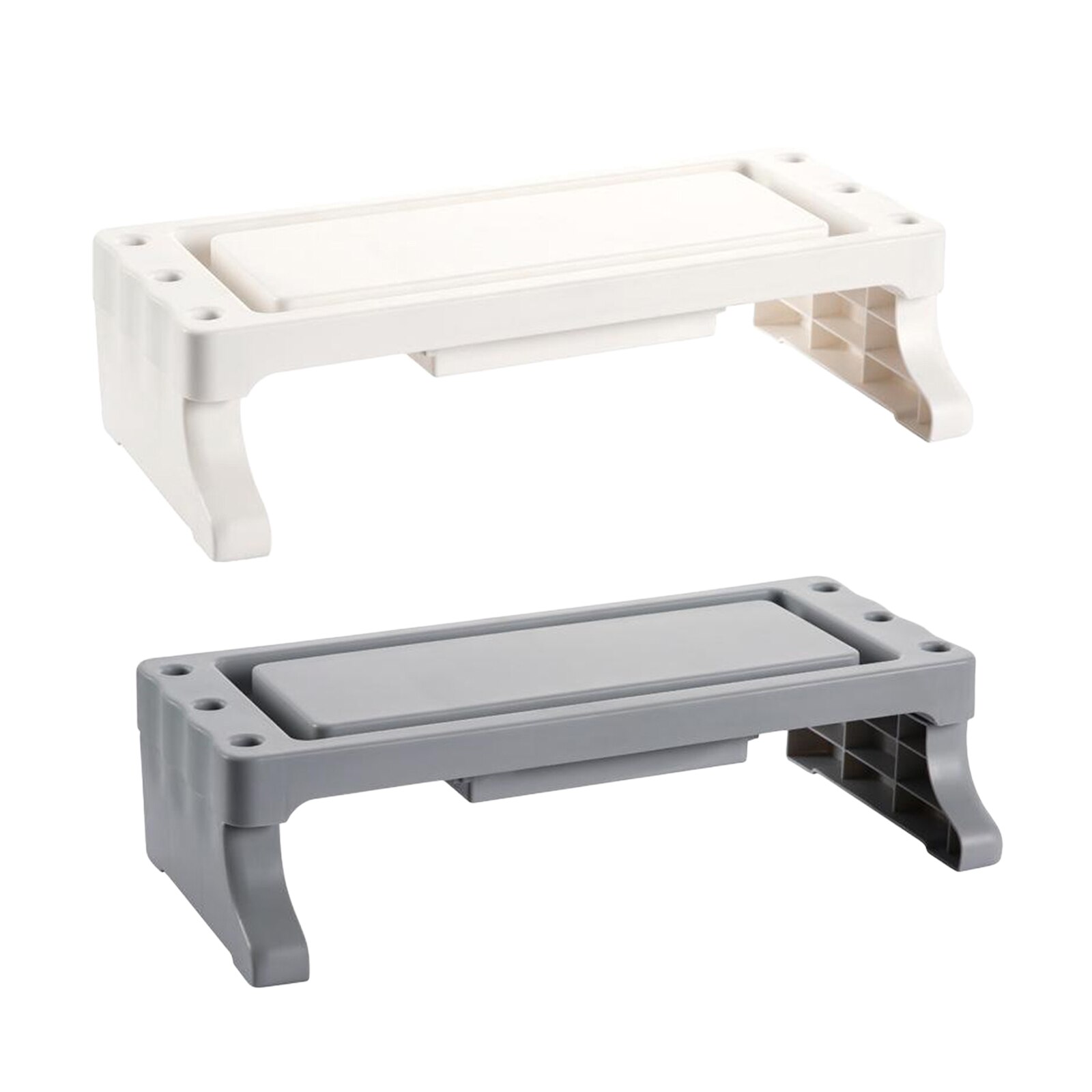 Computer Monitor Stand TV Printer Screen Riser Desk Space Save fit PC/Laptop/LCD LED TVs Risers wih Drawer and Cable Management