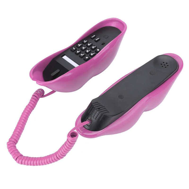 WX-3016 Modische Lustige Home Lippe Telefon Anzahl Speicher Funktion mit UNS/UK Verdrahtung Hause Telefon