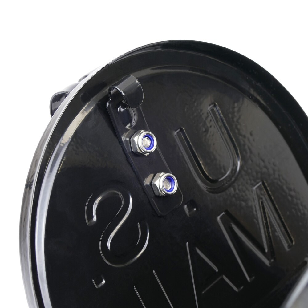 PrimeMatik-mailbox US Mail aluminum for American postal Mail Black