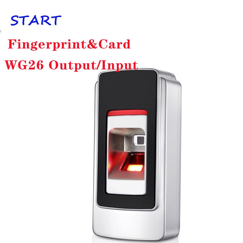 Waterproof Fingerprint Access Control System Rfid Access Controller Wiegand 26 Fingerprint Reader Anti-vandal Door Opener