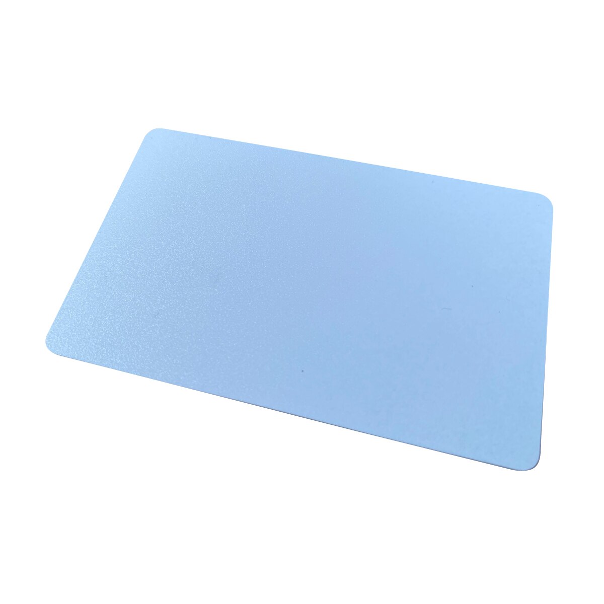 100 tomme udskrivbare pvc plastik foto-id hvid kreditkort 30 mil  cr80: Sølv