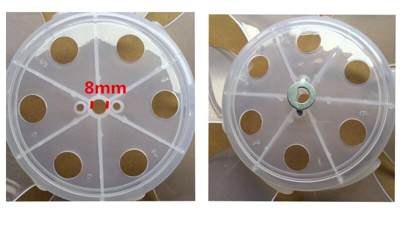 12 inch 300mm plastic fan blade exhaust fan blade