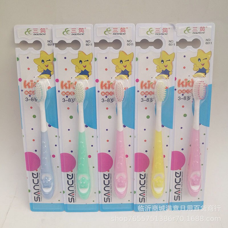 Baby Training Cartoon Soft Toothbrush Kids Dental Oral Care Brush Tool Toothbrushes Random Colorss: Default Title