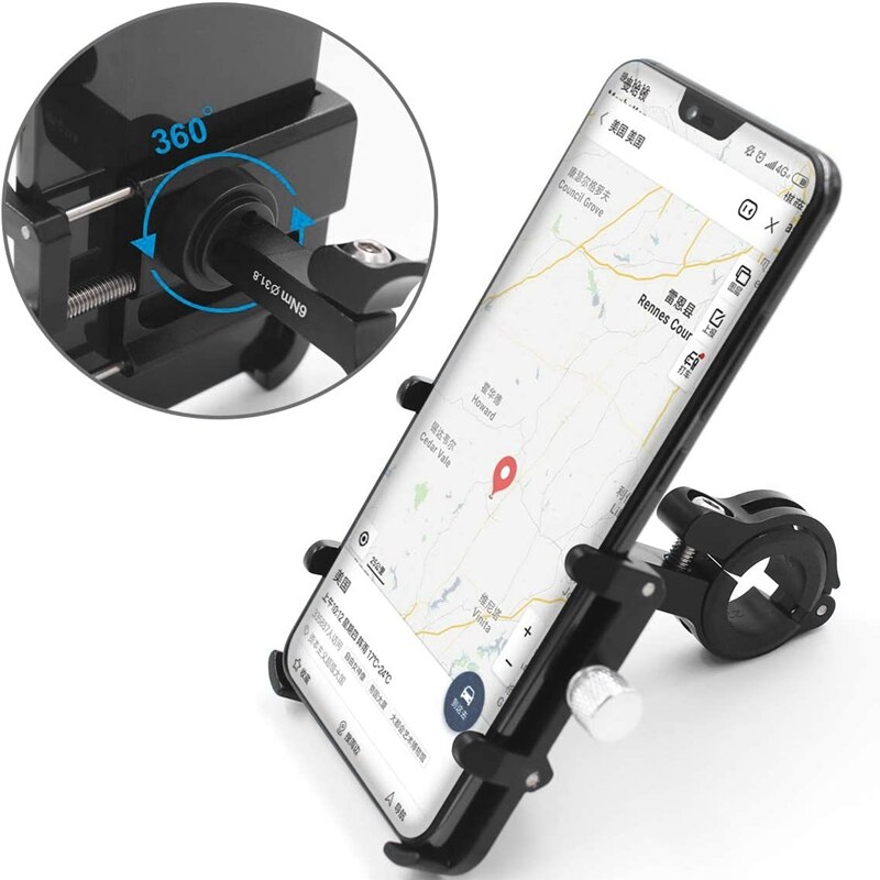 Support de support de téléphone portable anti-dérapant réglable pour Xiaomi M365 Pro support de téléphone Scooter électrique