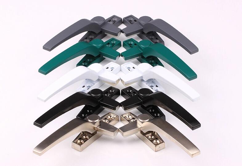 Aluminum Window handles lock / Casement windows sliding doors handle right or left x2