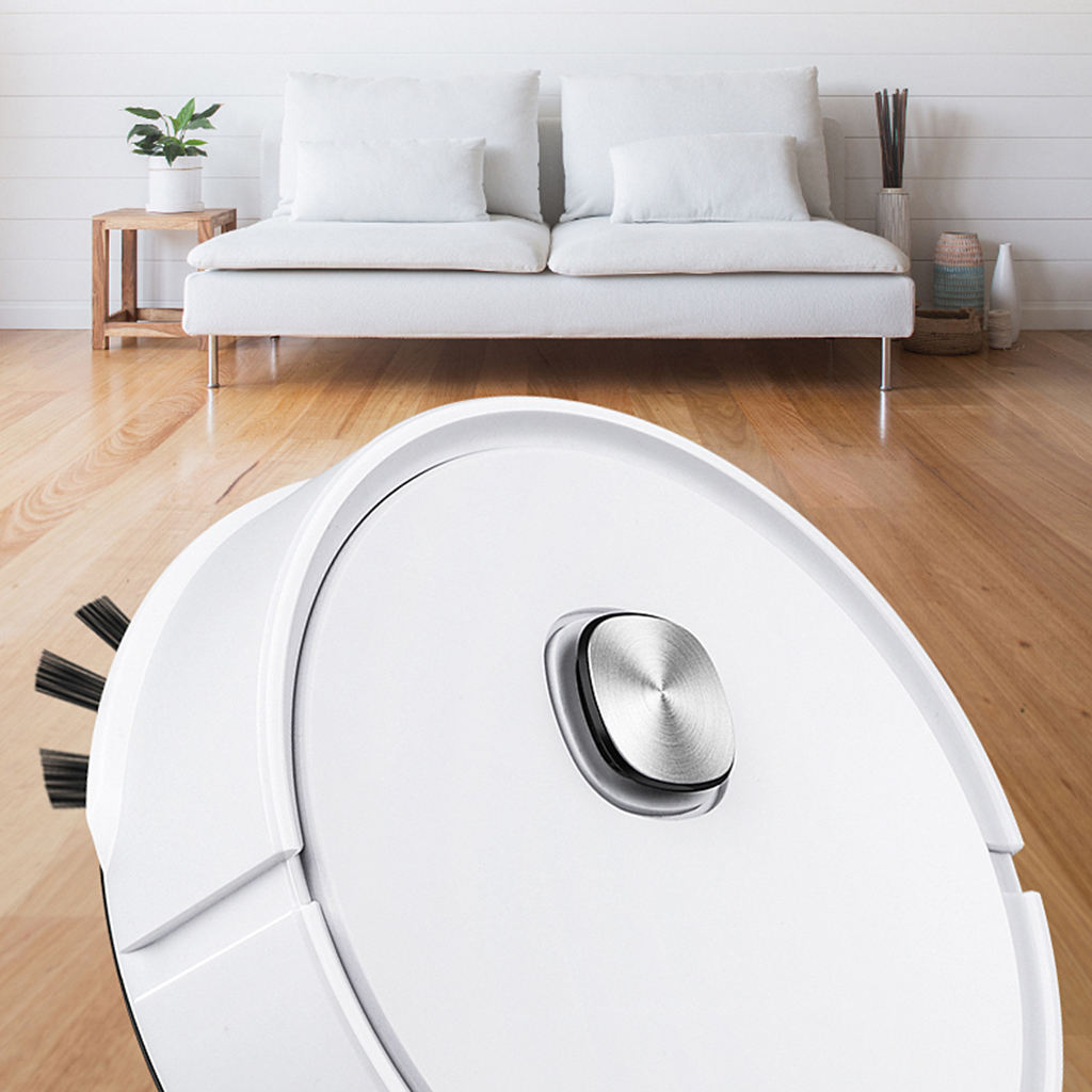 Automatic Vacuum Cleaner Sweeping Robot One Touch to Start Intelligent Quiet Carpet Cleaner Removable Dust Box 1200mah