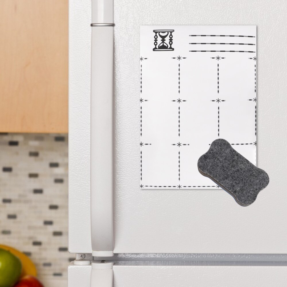 1 Set Schedule Board Message Board Magnetic Plan Sticker Weekly Plan Sticker