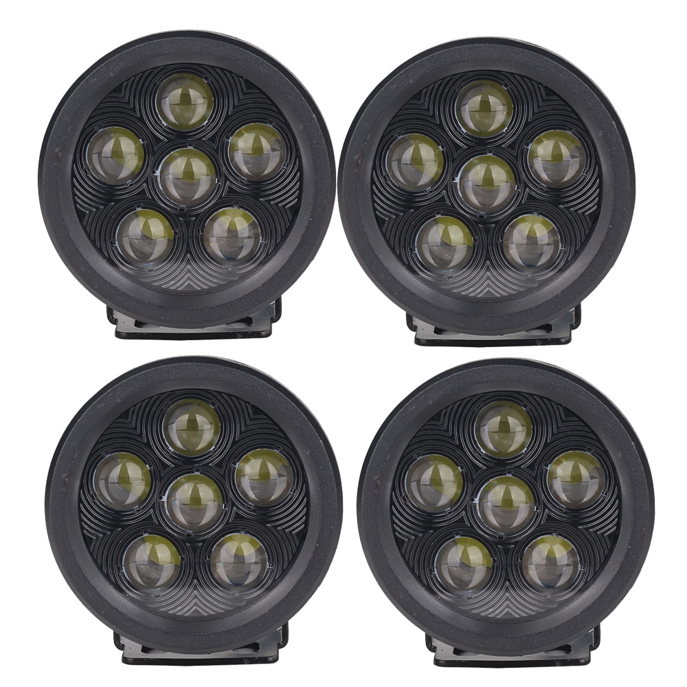 Yait 4 stks 3.5 inch 18 w Mini Ronde Led Verlichting Voor 4x4 Offroad Truck Motor Tractor 12 v 24 v ATV Rijden Lichten Mistlamp