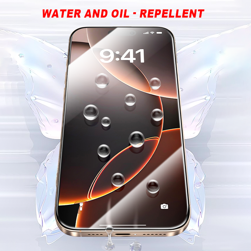 5pcs Screen Protector for iPhone 17PRO MAX 17air 17PRO 17 16 15 14 13 Full coverage Easy installation Tempered Glass