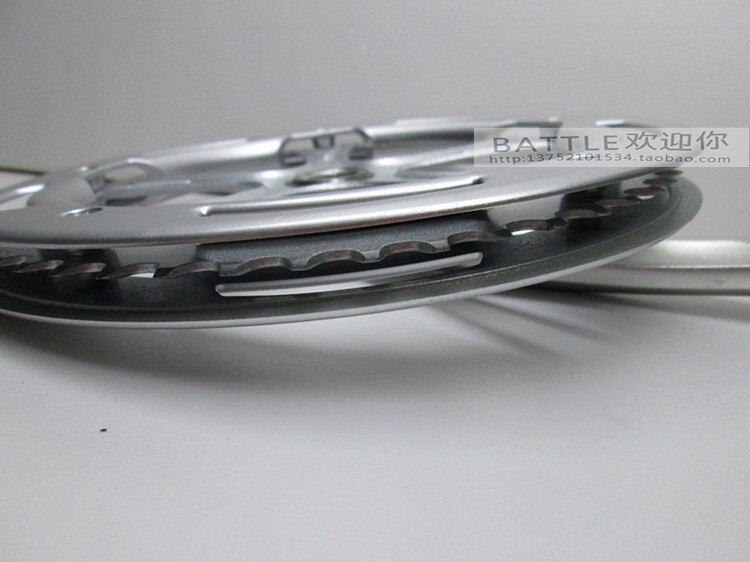 Road bike folding bicycle sprocket wheel aluminum alloy single speed sprocket 52T double chain sprocket wheel bicycle parts