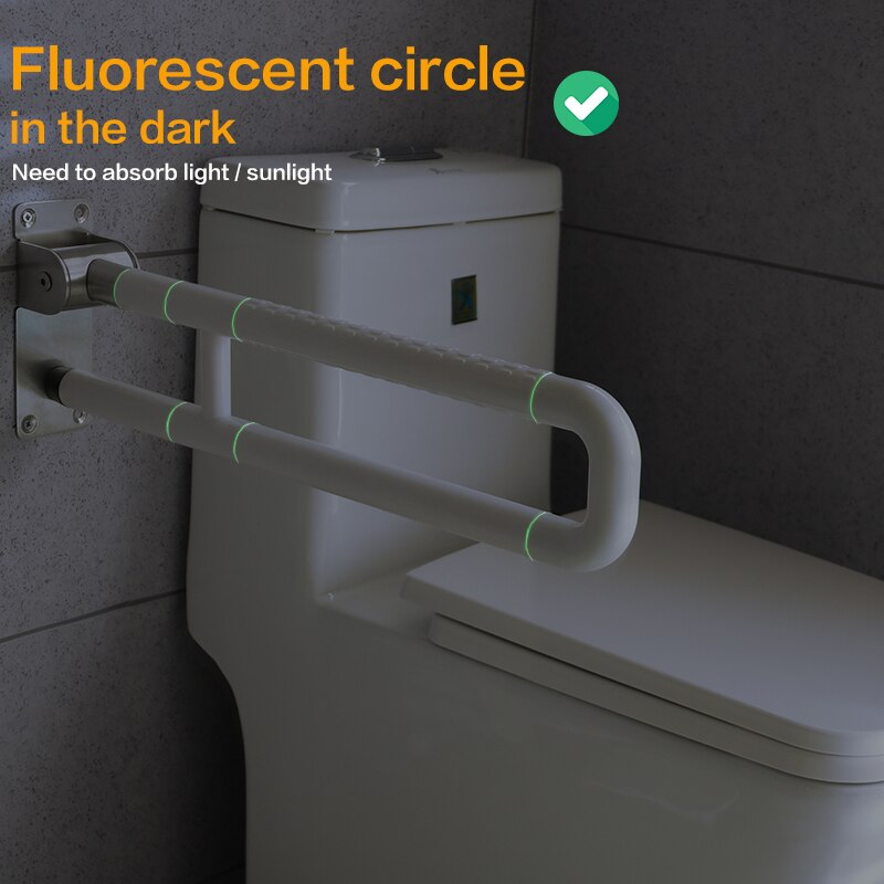 Leuning Wc Veiligheid Handvat Activiteit Opvouwbare Wc Handvat Bar Oude Man Anti-Slip Vloer Uitgeschakeld Barrière Wc Barrière-gratis T