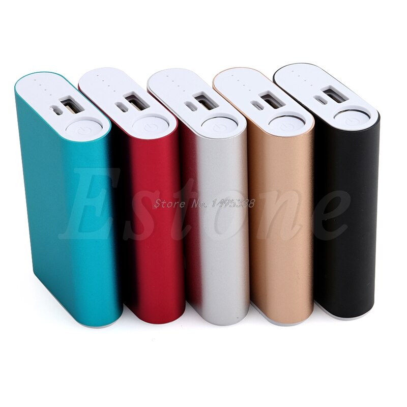 1 PC 2x18650 ładowarka 5V USB 5200mAh etui na powerbank zestaw pudełko DIY na telefon z GPS Whosale i Dropship