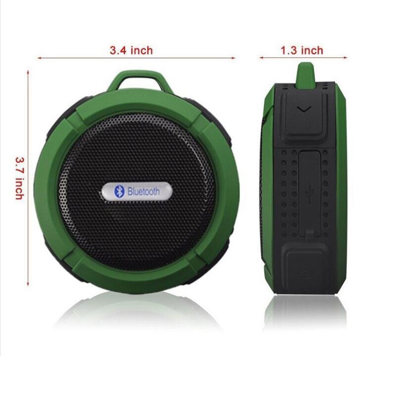 Draagbare Mini Bluetooth Speaker Waterdichte Outdoor sport kleine partij Draadloze Auto Altavoz met Gesprekken Handsfree en Zuignap