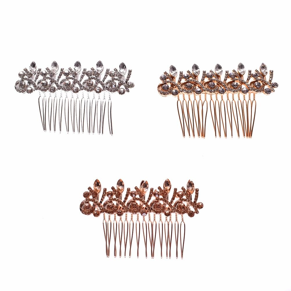 Épingle à cheveux, accessoires de mariage, Clips, cristal romantique, perle fleur, strass, diadème, couronne de mariée, peigne