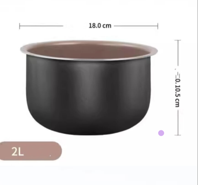 Rivestimento per fornello ad alta pressione universale addensato doppio spray cuociriso ciotola interna 2L/3L/4L/5L/6L litro rivestimento antiaderente per pentole