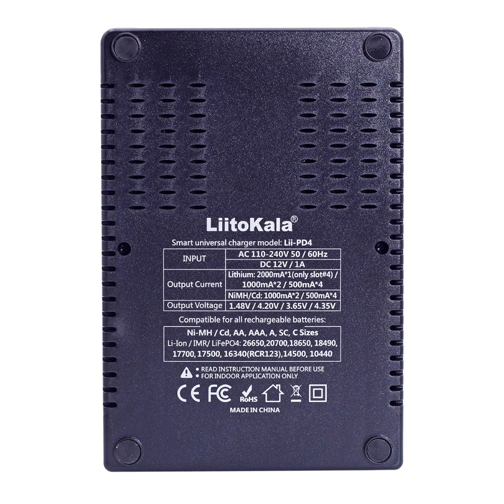 Liitokala lii-500 400 300 Lii-PD4 S1 LCD 3.7V 18650 26650 18500 18350 16340 17500 21700 20700 1.2V AA AAA Ni-MH Battery Charger