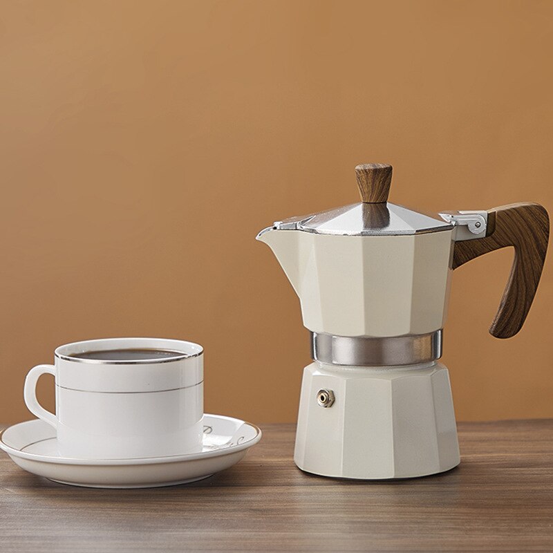 Przenośny ręcznie parzony ekspres do kawy kuchenka elektryczna zestaw dziesięciopunktowy zestaw do mokki do parzenia kawy w domu mała włoska ekstrakcja