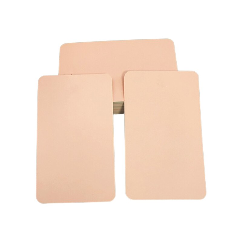 100Pcs Blank Note Papers Message Cards DIY Thank You Cards Office Stationery T84D: pink