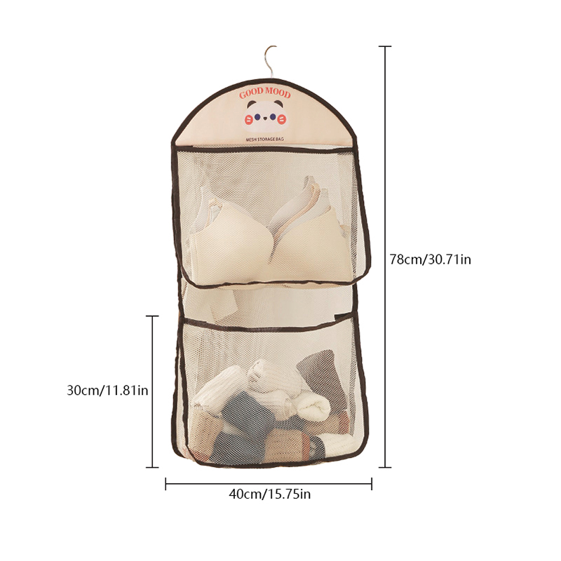 Organizador colgante, caja de almacenamiento de ropa, organizador de armario para calcetines, sujetador, ropa interior, pantalones vaqueros, bolsa colgante, organización de ropa