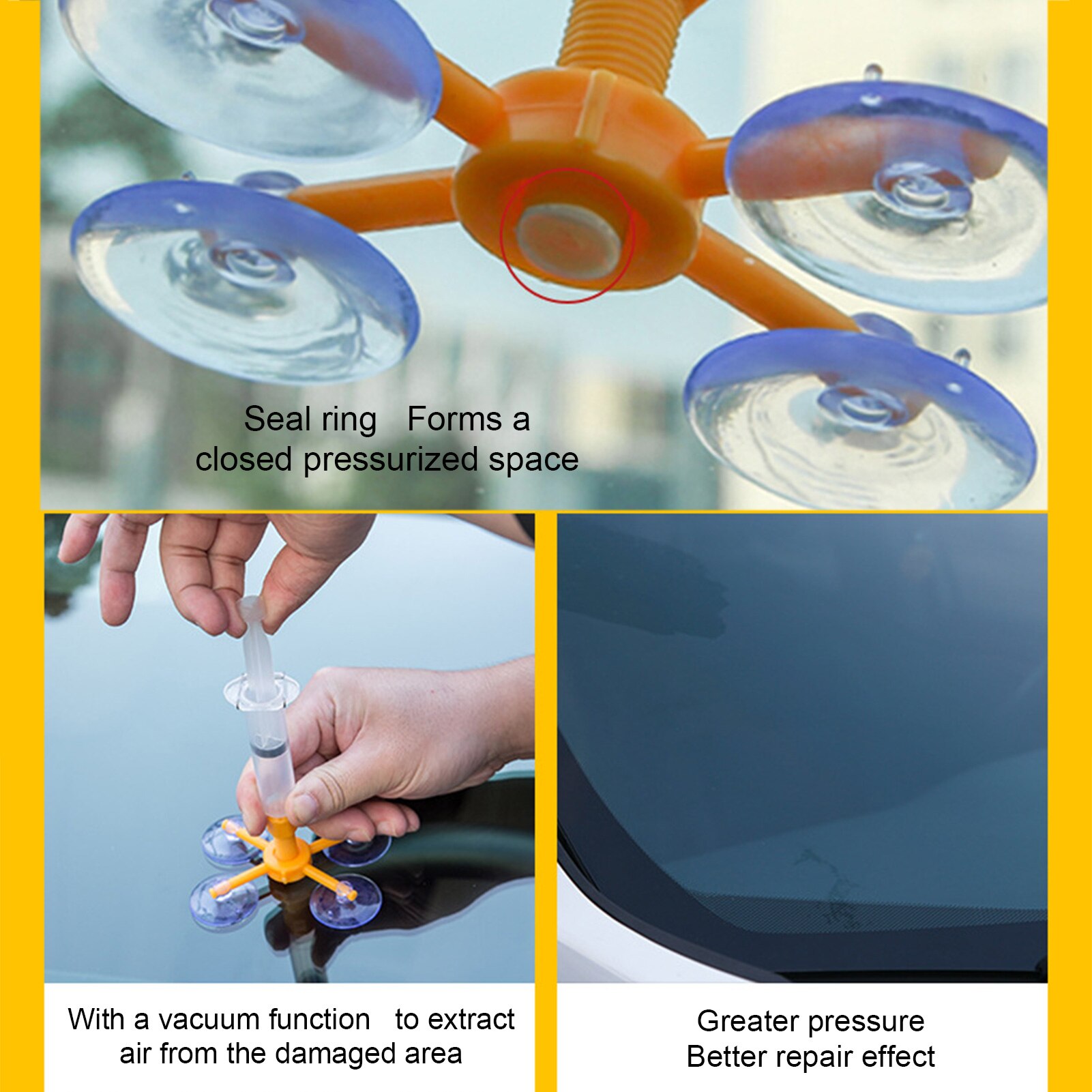 Windshield Repair Kit Auto Windshield Crack Repair Resin Tools Windscreen Crack Remove Auto Glass Restore Set DIY